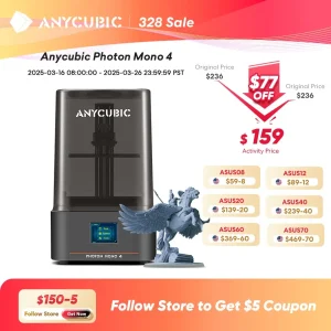 ANYCUBIC Photon Mono 4 UV Resin 3D Printer