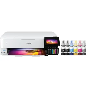 Epson EcoTank Photo ET-8550 Wireless Wide-Format All-in-One Printer with Scanner and Copier