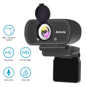 Ultra Full HD 1080P Video Web Camera with Microphone