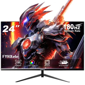 FYHXele 24Inch 180Hz PC/Gaming Monitor