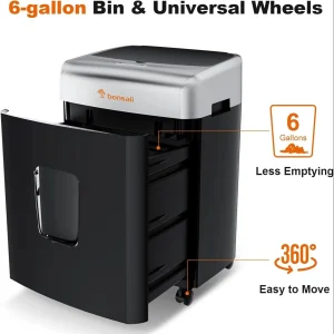 Bonsaii 110-Sheet Micro Cut Paper Shredder