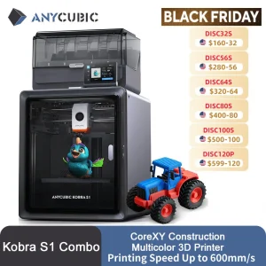 Anycubic Kobra S1 Combo Multi-Color 3D Printer
