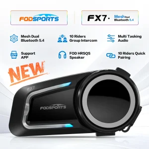 Fodsports FX7 Motorcycle Helmet Intercom