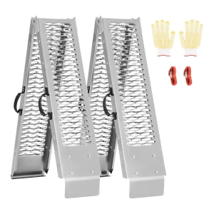 SucceBuy 1000lbs Steel Stable Loading Ramps