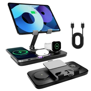 7 in 1 Wireless Charger Station For iPhone iPad Air Pods and Apple Watch